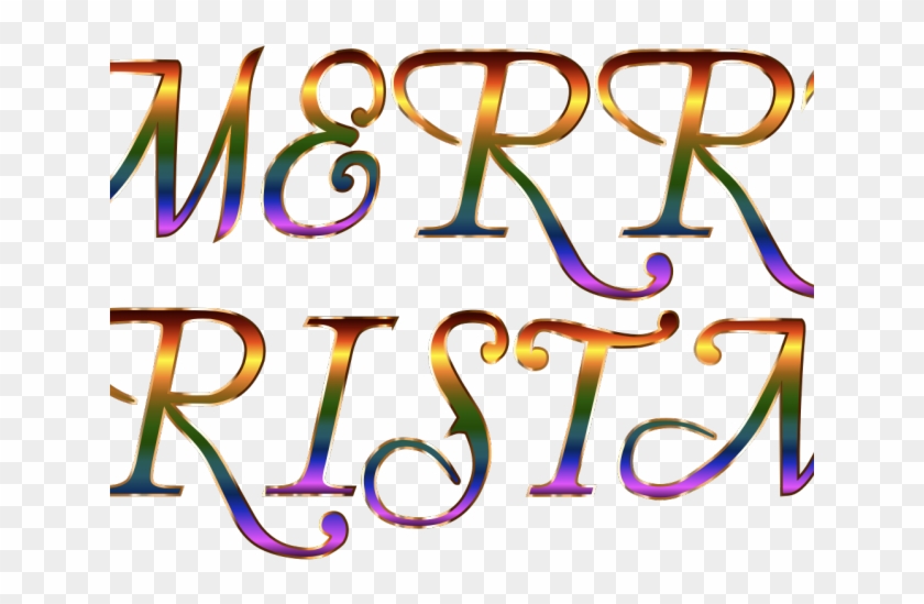 Merry Christmas Text Clipart Pretty - Christmas Day #1712470
