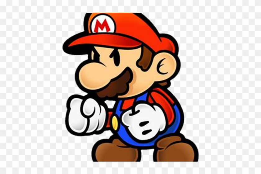 Mario Bros Clipart Human Nose - Super Mario Reading A Book #1712554