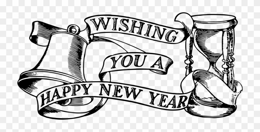 New Year 2019 Clipart - Happy New Year 2019 Drawing #1712654