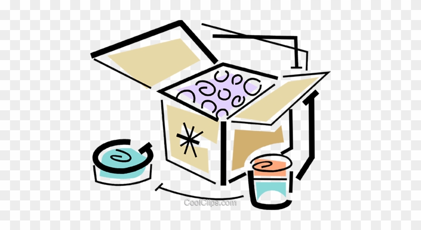 Shipping Boxes Royalty Free Vector Clip Art Illustration - Shipping Boxes Royalty Free Vector Clip Art Illustration #1712674