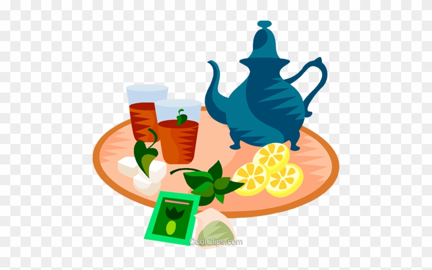 Mint Clipart Animated - Afternoon Tea Party Cartoon #1712761
