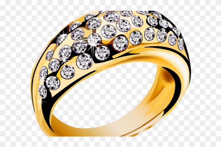 Jewellery Clipart Vintage Wedding Ring - Gold Ring Png #1712795