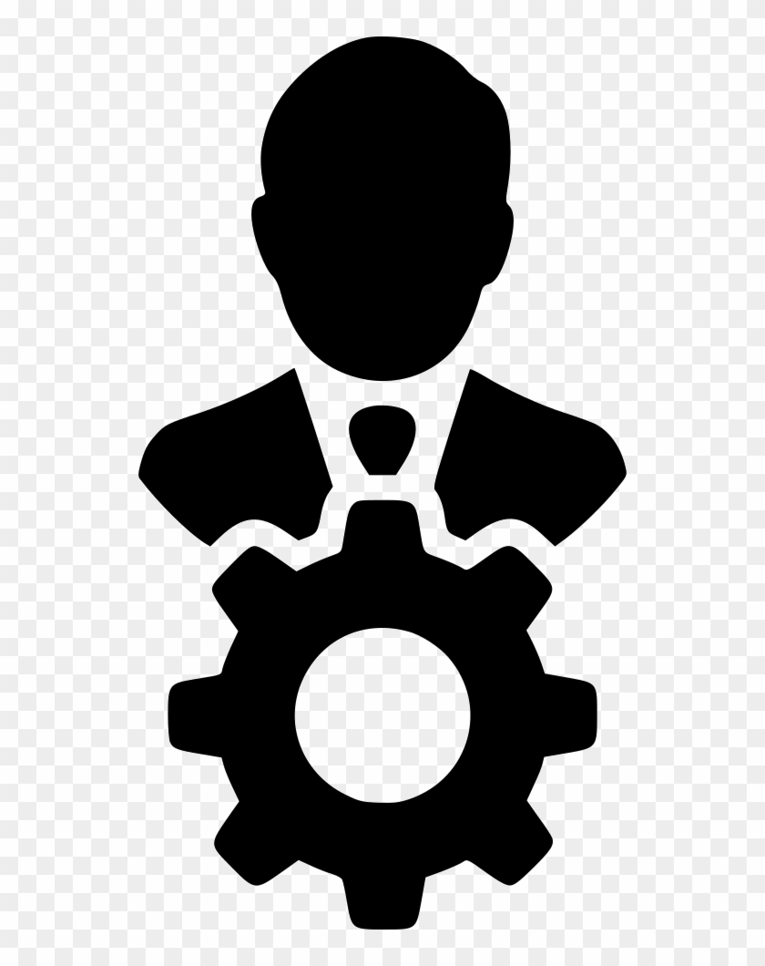 Man Gear Cog Avatar User Control Comments - User Control Icon Png #1712857