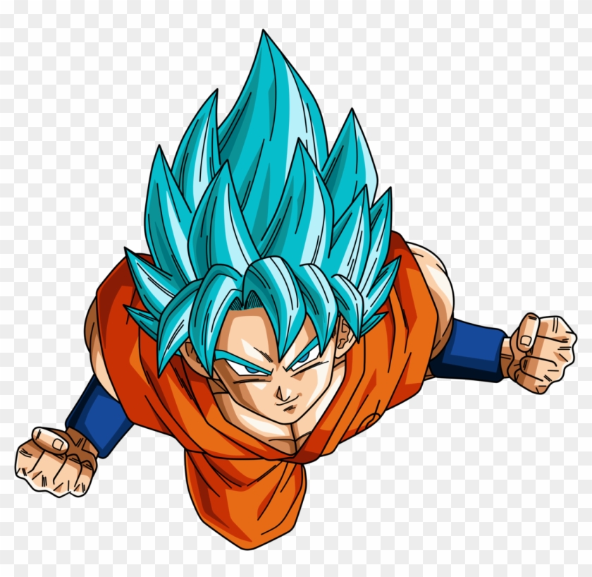 Goku Super Saiyan God PNG Image