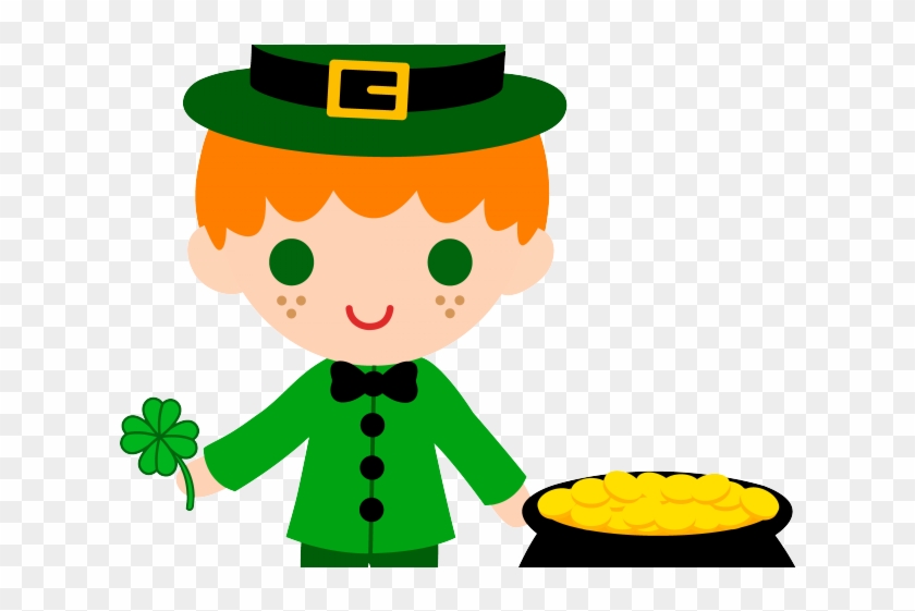 Green Leprechaun Cliparts - Cute Leprechaun Transparent #1713055