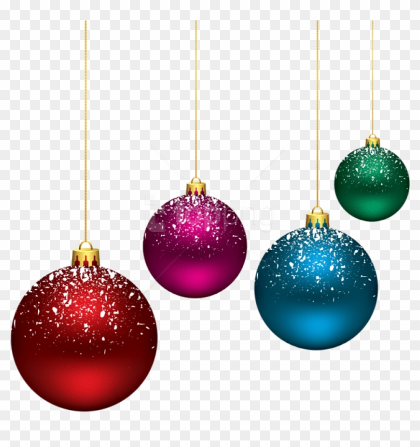 Free Png Christmas Snowy Balls Png Clip-art Png - Merry Christmas Balls Png #1713160