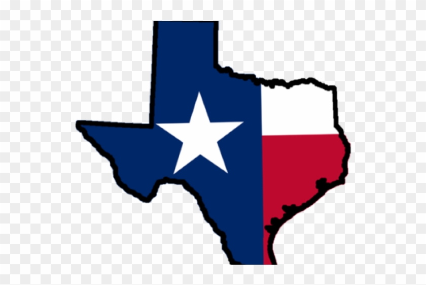 Texas Clipart Black - Texas State Flag #1713210