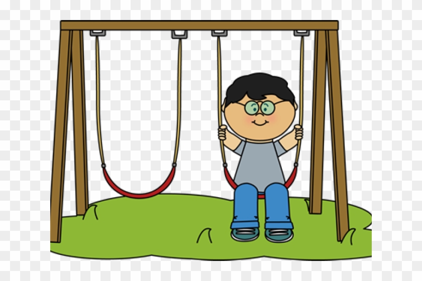Swing Clipart Cute - Kids On Swings Clip Art #1713217