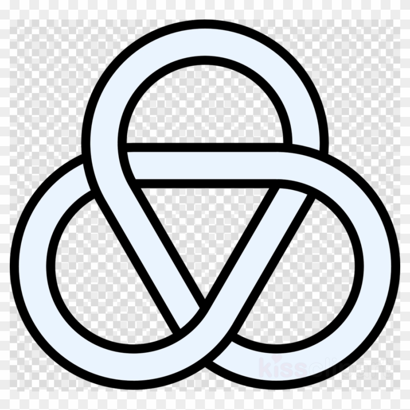 Gordian Knot Symbol Clipart Triquetra Celtic Knot Symbol - Gordian Knot Png #1713344