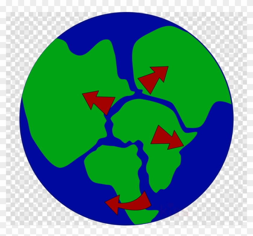 Plate Tectonics Clipart Pangaea Plate Tectonics Clip - Continental Drift Easy To Draw #1713364