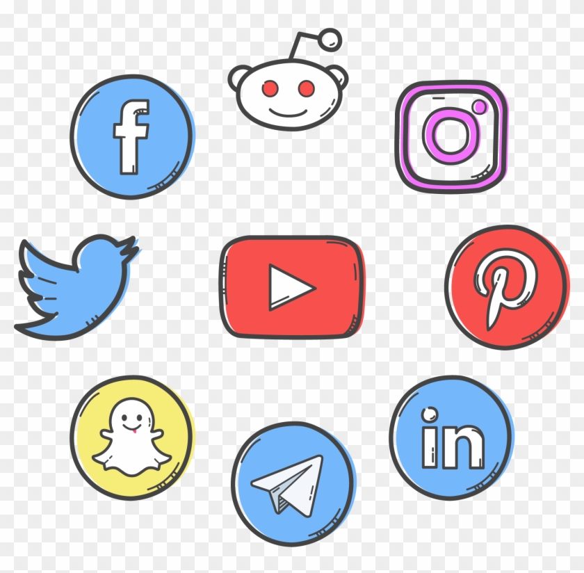 Social Media Events Clip Art - Social Media Logos Clipart #1713474