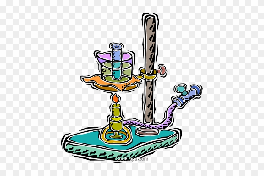 Bunsen Burner Royalty Free Vector Clip Art Illustration - Robert Bunsen #1713645