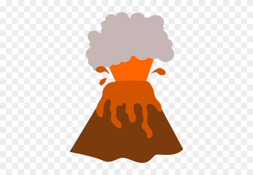 Drawn Volcano Chibi - Kawaii Volcano #1713707