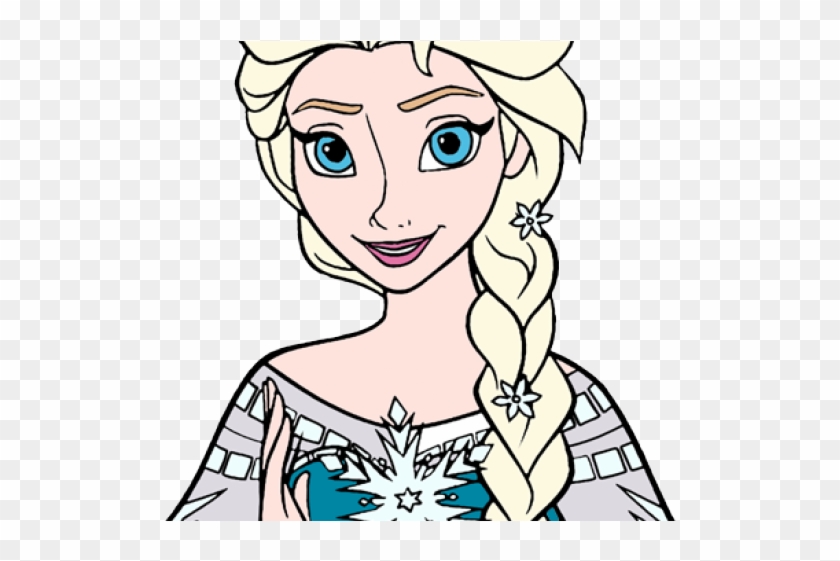 Frozen Clipart Elsa Hair - Coloring Sheets Frozen #1713763