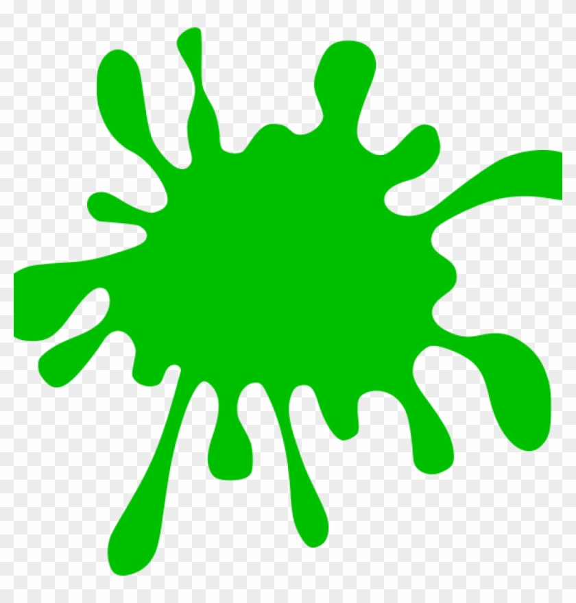 Splatter Clipart Green Splatter Clip Art At Clker Vector - Orange Paint Splatter Clipart #1713826