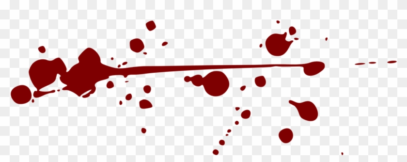 Transparent Blood Splatter Png - Blood Splatter From Sword #1713840