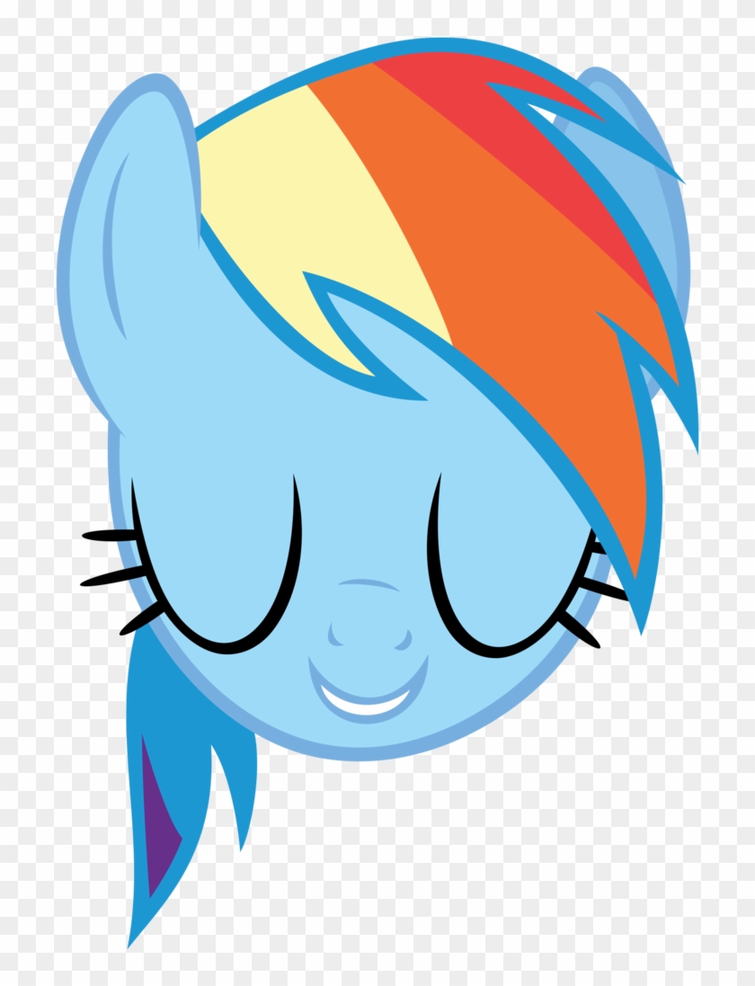 Absurd Res, Artist - My Little Pony Rainbow Dash Head #1713958