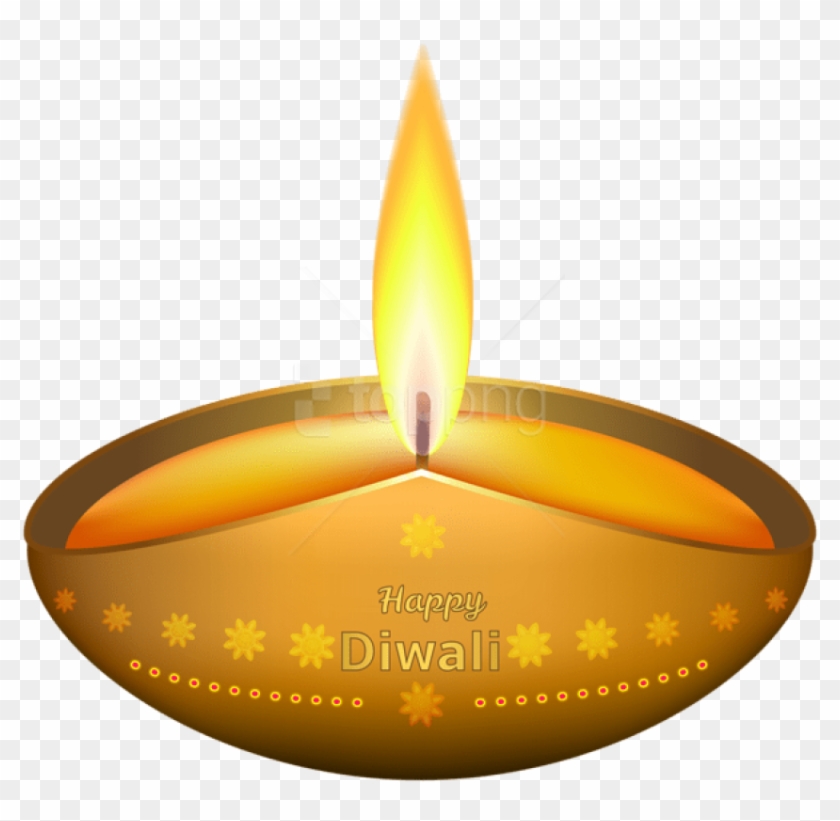Free Png Download Happy Diwali Lighted Candle Png Clipart - Clip Art #1714005