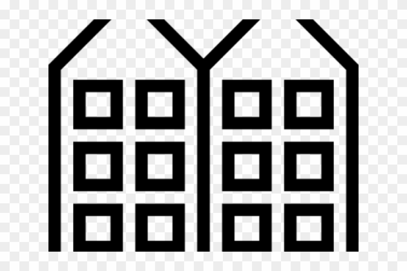 Apartment Clipart Icon - Apartment Vector Icon #1714123