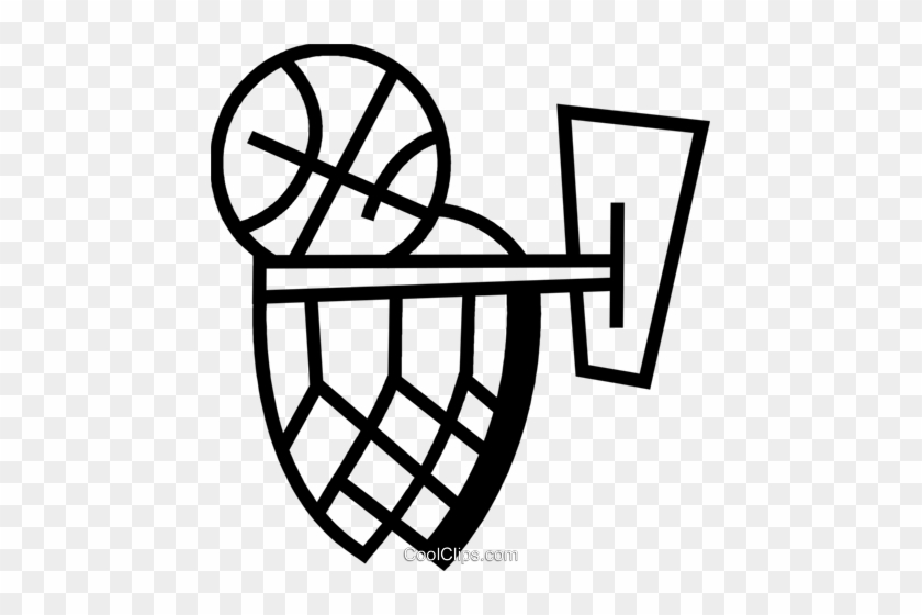 Basketballs And Nets Royalty Free Vector Clip Art Illustration - Sagoma Duomo Di Milano Png #1714132