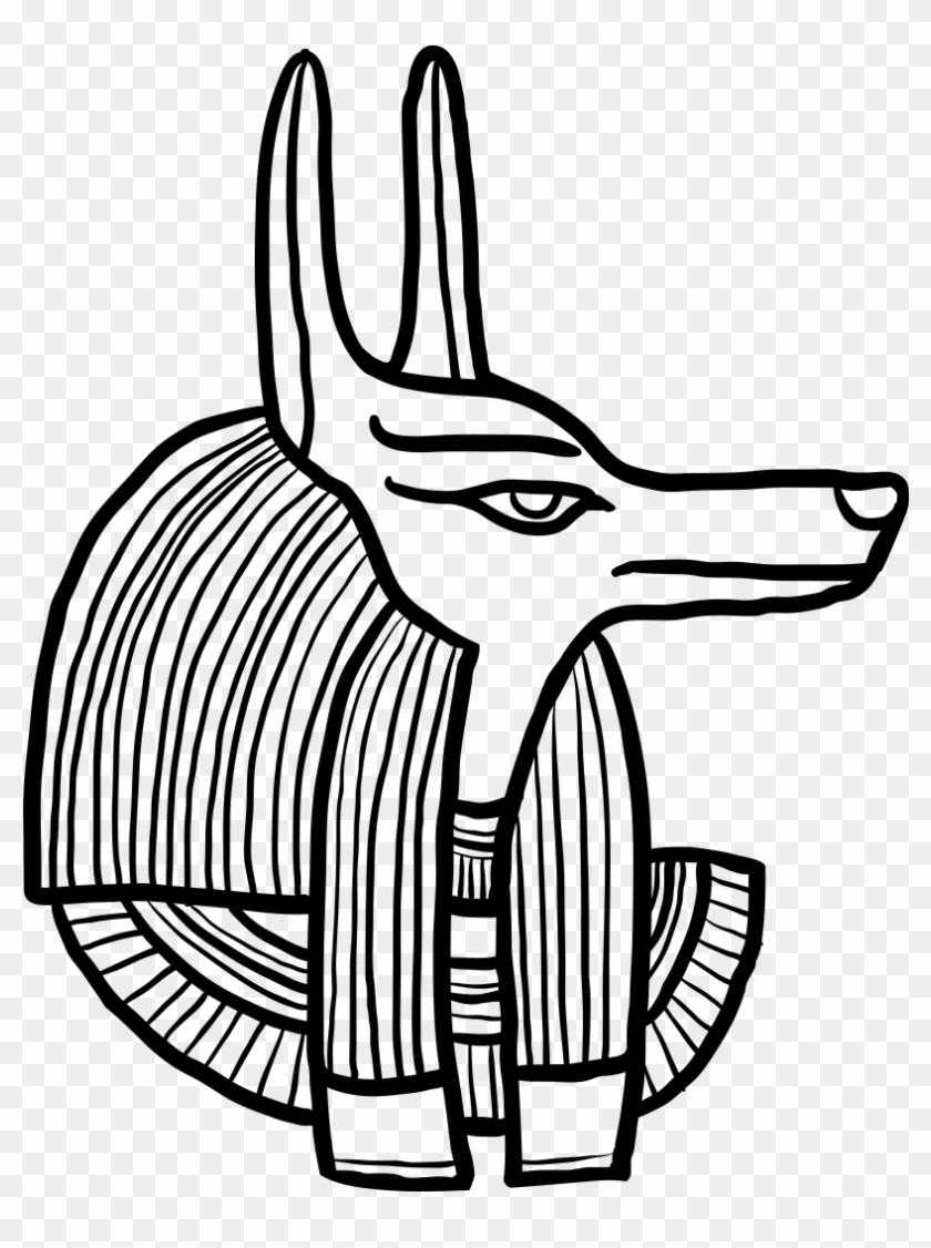 Image Royalty Free Library Egypt Drawing Jackal - Ancient Egypt #1714151