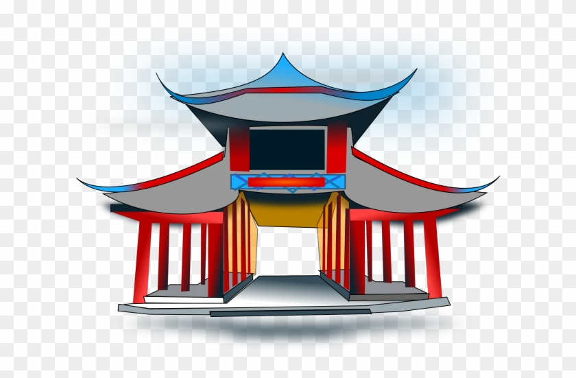 Castle Clipart Chinese - Chinese Temple Clipart #1714170