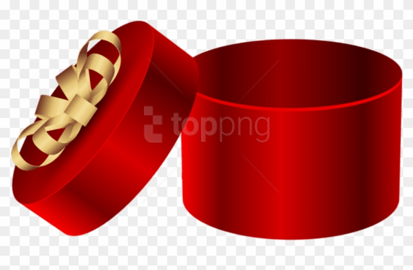 Free Png Red Open Round Gift Box Png Images Transpa - Open Gift Box Png #1714217