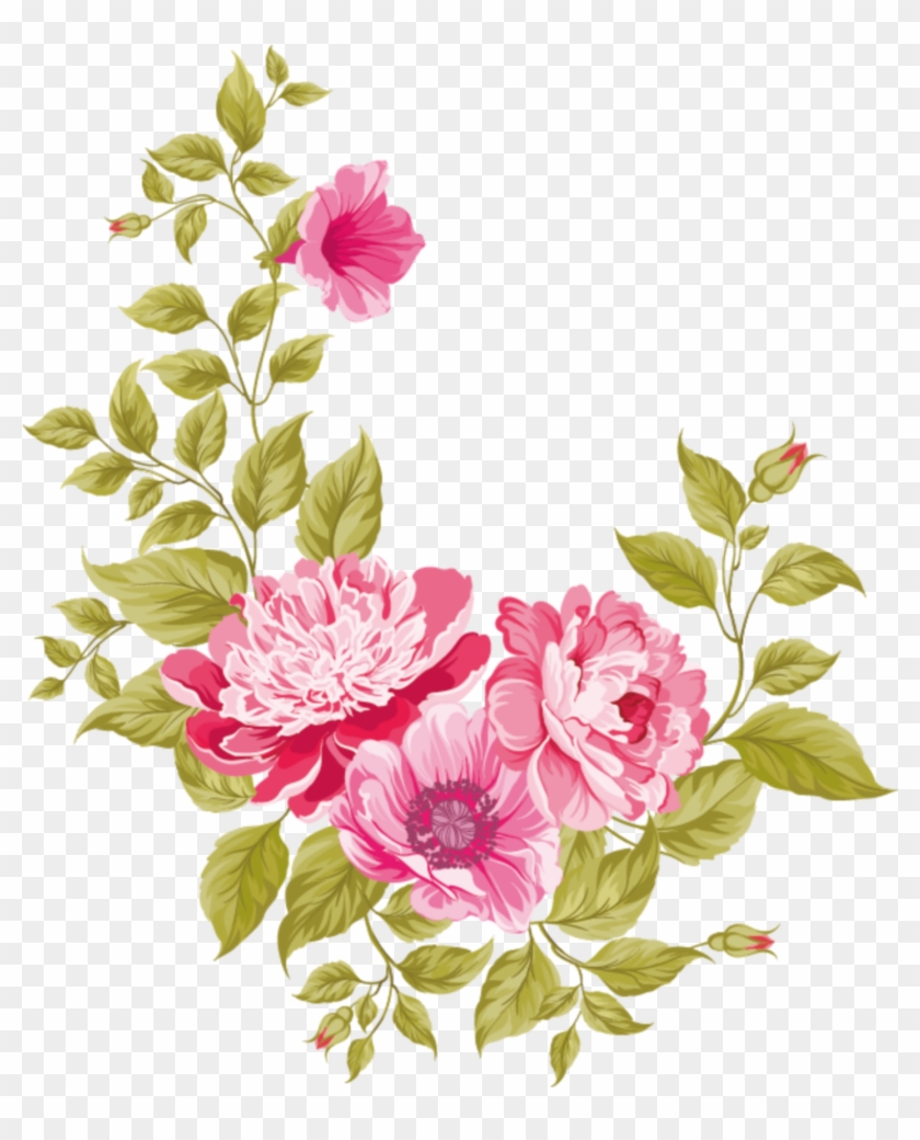 ##pink #watercolour #flower #flowers #paint #paintings - Flowers For Wedding Cards Png #1714251