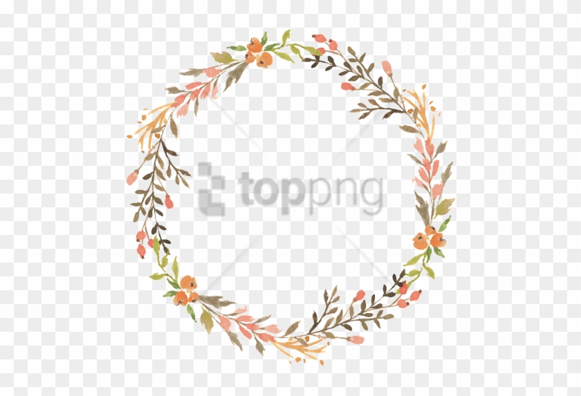 Free Png Transparent Floral Wreath Png Image With Transparent - Transparent Floral Wreath Png #1714295