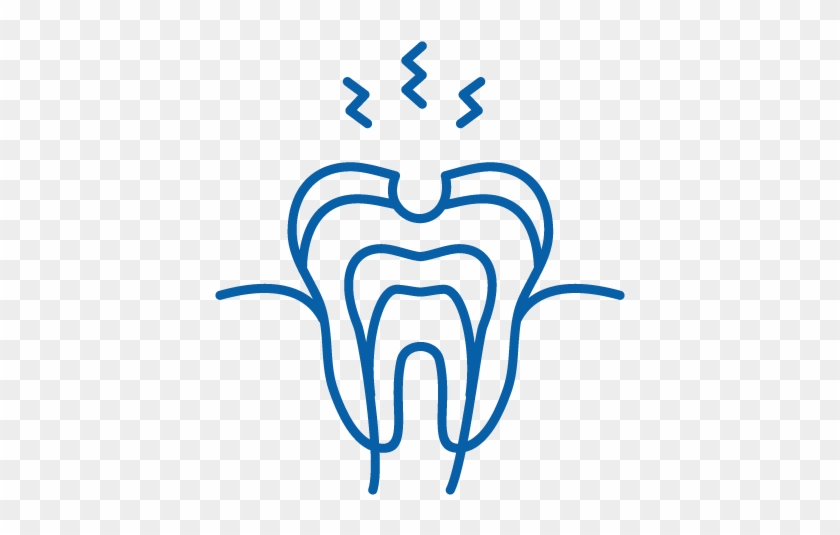Icon Of A Damaged Tooth Ready For Restoration - Tooth Cavity Png #1714476