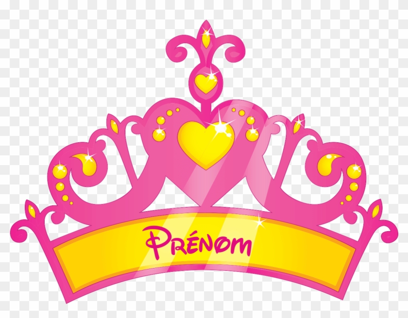 Sticker Prenom Personnalisable Couronne De Princesse - Princess Crown Vector #1714585