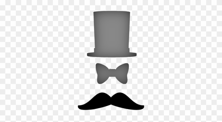 Drawn Bow Tie Svg - Little Man Bow Tie And Mustache #1714611