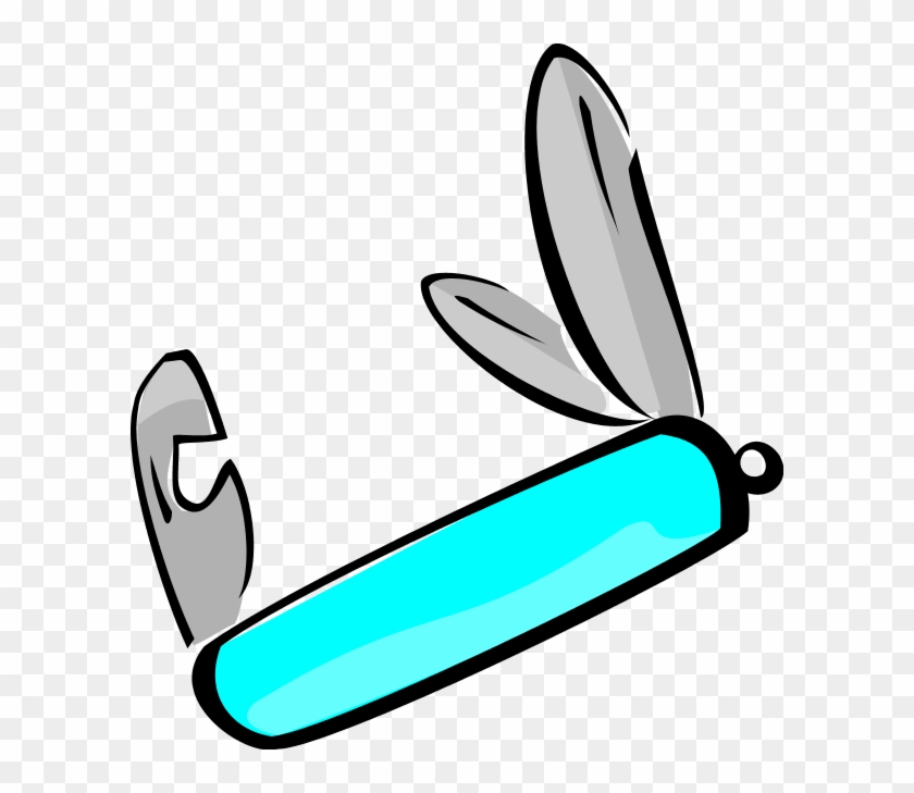 Swiss Army Knife Vector Clip Art - Swiss Army Knife #1714661