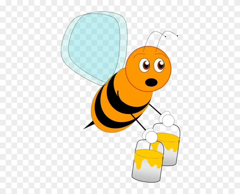 Orange Bee Clipart #1714670