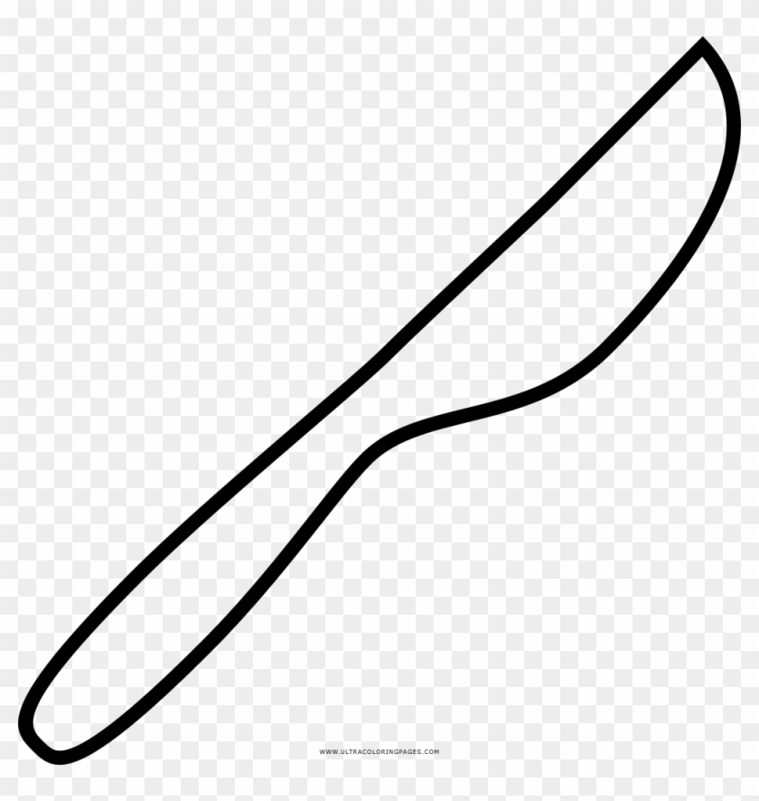 Knives Clipart Colouring Page - Knife For Coloring #1714673