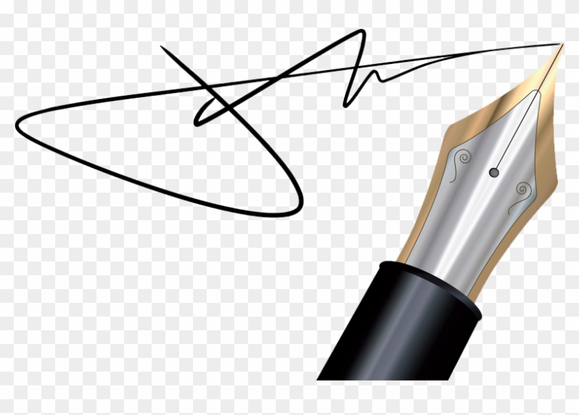 Pen Clipart Signature Pen - Writing #1714859