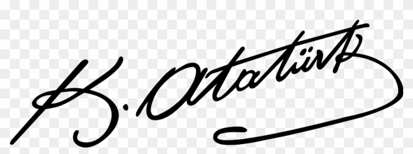 Ataturk Signature In Png Format By Garyosavan - Signature In Png Format #1714866