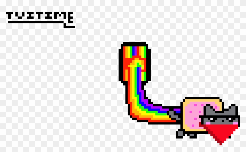 Rainbow Face Final Copy With Signature - Nyan Cat #1714921