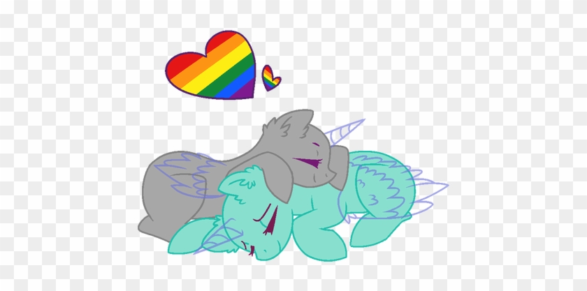 Mlp Base Original Pride Month By Alari1234 Bases - Mlp Lesbian Couple Base #1714948