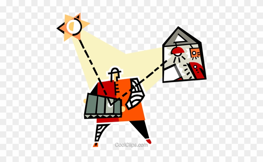 Solar Energy Royalty Free Vector Clip Art Illustration - Solar Energy Royalty Free Vector Clip Art Illustration #1714965