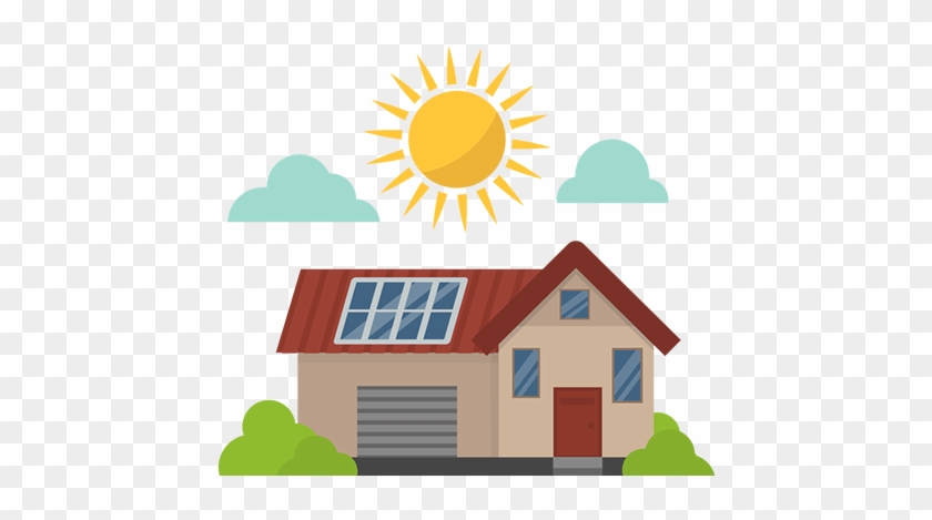 Pv Panels Home Logic Energy - Solar Panels On House Clipart #1714984