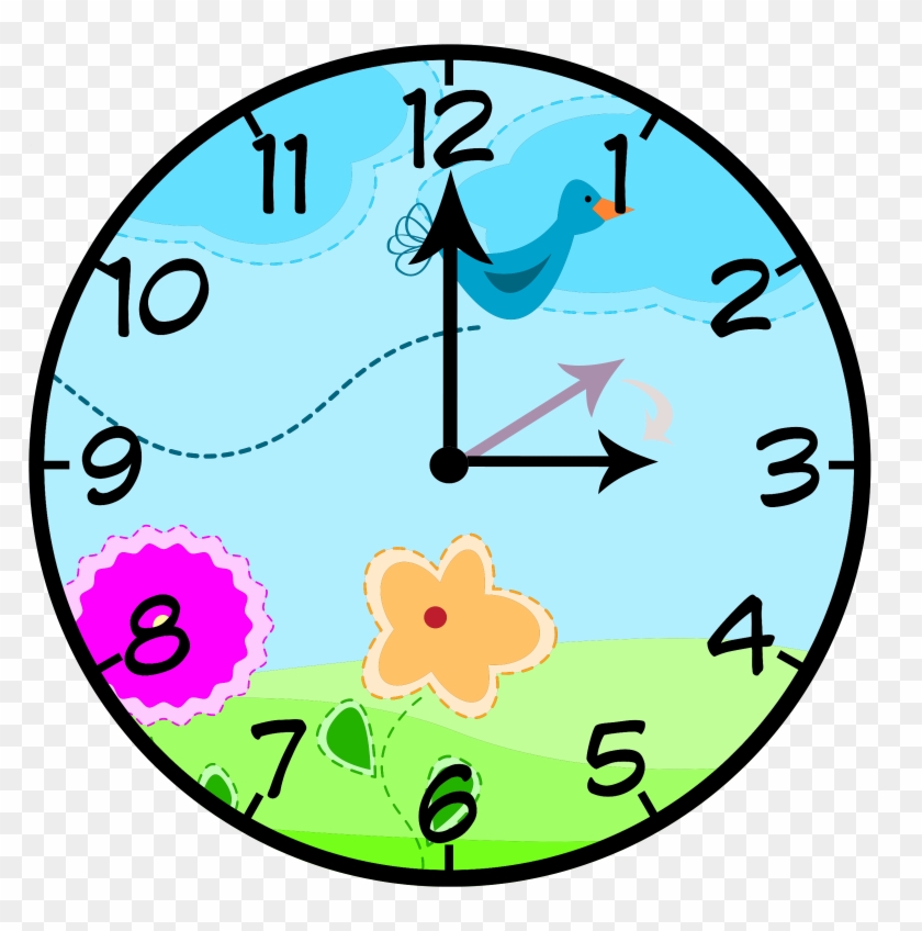 Medium Image - Clock Face Clip Art #1714996