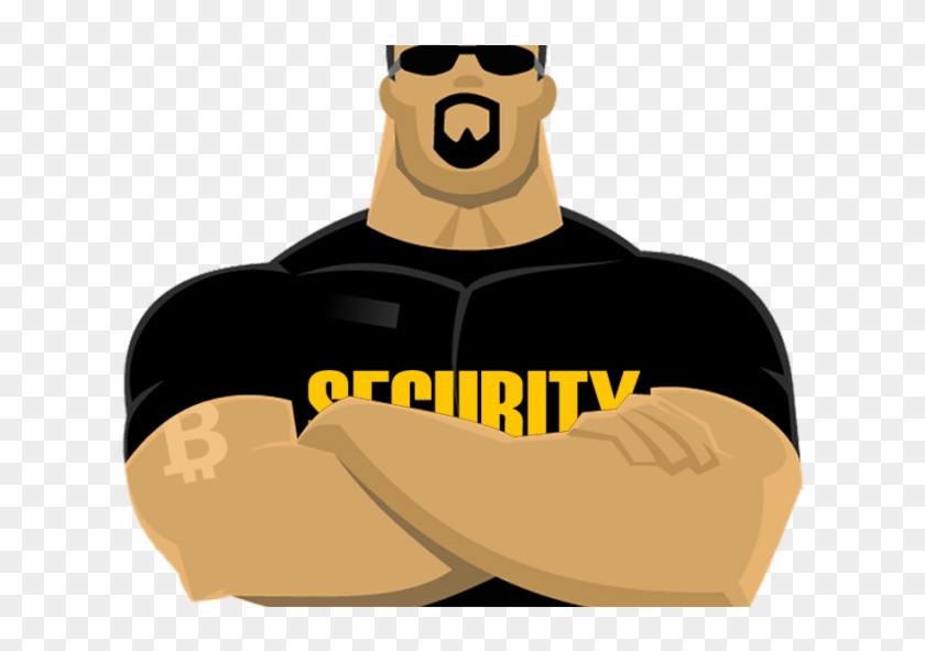 How To Secure Your Cryptocurrency Wallet - Body Guard Clipart #1715248