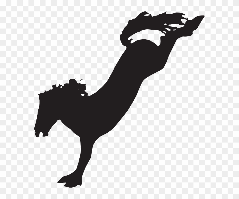 Horse Decal - Horse Bucking Clipart #1715251