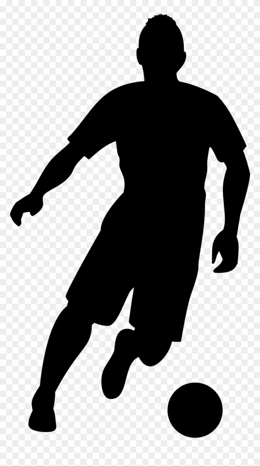 Silhouette Football Clipart - Football Player Png Transparent #1715282