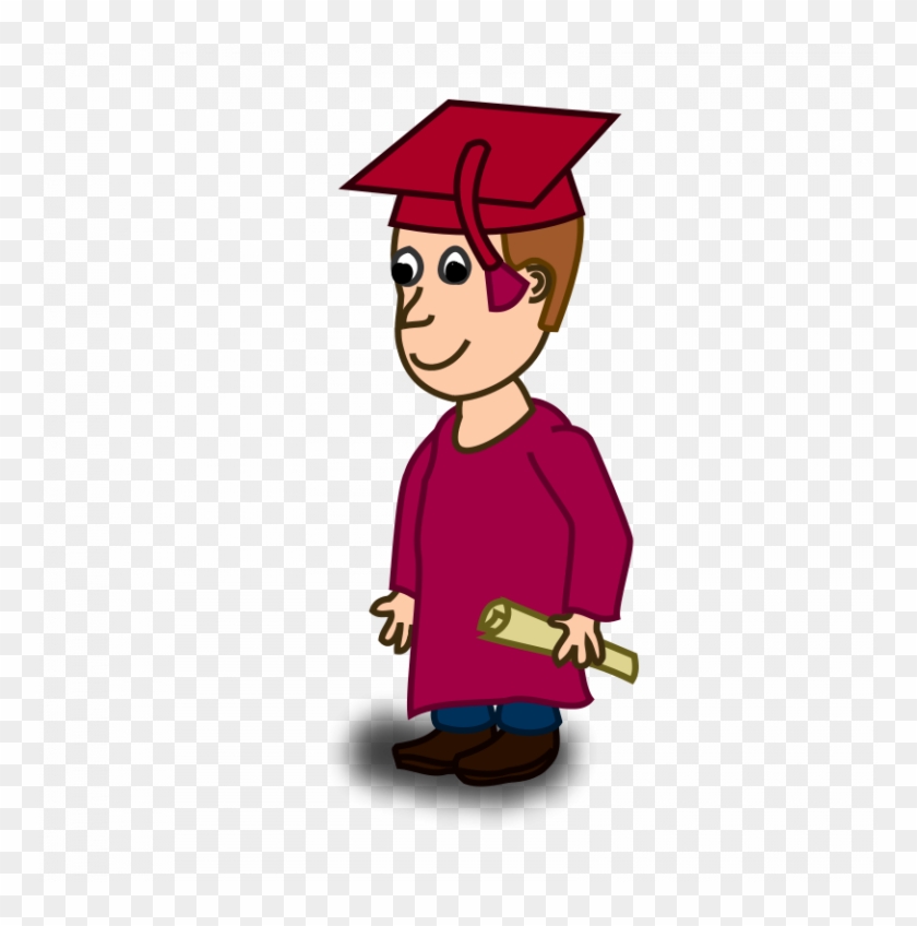 Download Free Graduation Clip Art - Cartoon Characters #1715334