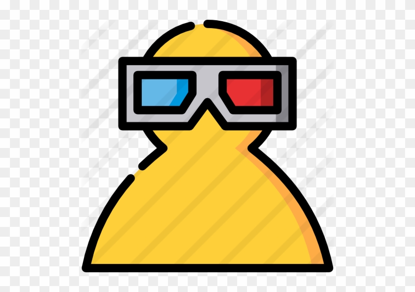 3d Glasses Free Icon - 3d Glasses Free Icon #1715389