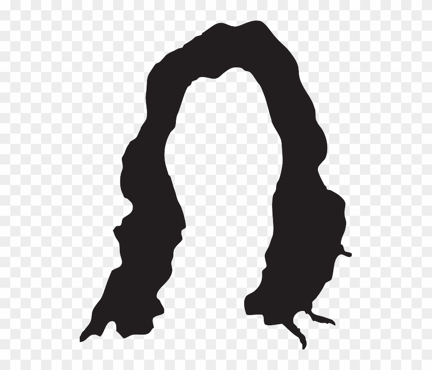 Head, Black, Silhouette, Style, Hair, Wig - Clip Art Download #1715430