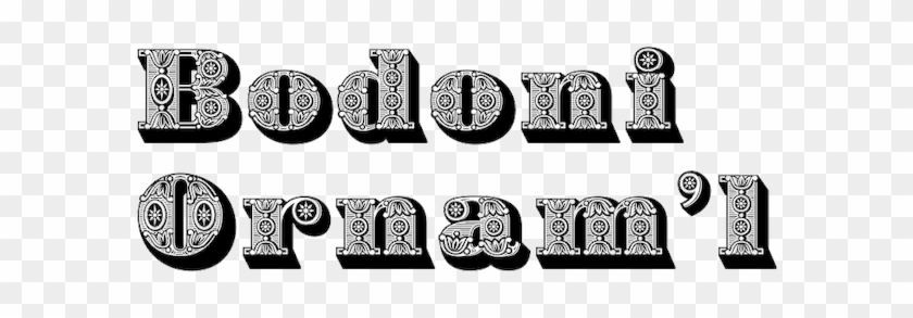 Bodoni Ornamental - Illustration #1715532