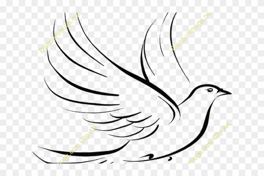 Dove Clipart Feather - Dove #1715580